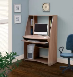 Письменный стол с надстройкой компьютерный №3 Дуб молочный