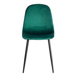 Металлический стул BREEZE (mod. 4724) вельвет/металл, 44 х 53 х 87 см, Light dark green (изумрудный) HLR56 / черный