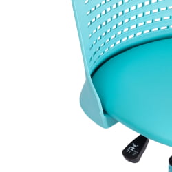 Кресло Киддй кож/зам, бирюзовый / Kiddy