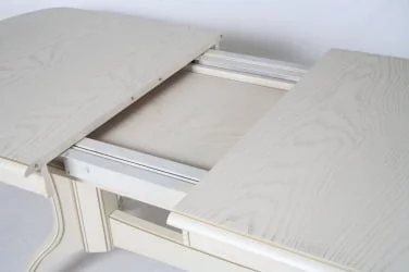 Стол обеденный раскладной Лира-3 (1,4м) тон 2М с золотой патиной