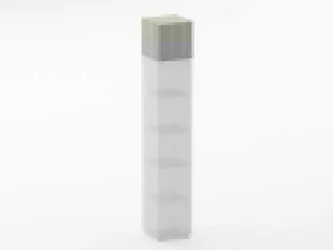 Настенный шкаф Twin 16.13.13Л Дуб Сантана светлый