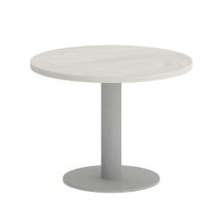 Стол журнальный круглый HOME OFFICE VR.SP-5-60.1G Дуб Наварра/Серый металл