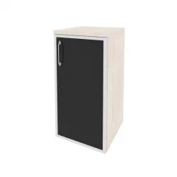 Шкаф низкий узкий правый ONIX O.SU-3.2R(R) black Денвер Светлый