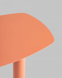 Журнальный столик Eanna L металл коралловый