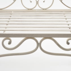 Скамья Secret de Maison BEAUJOLAIS (mod. PL08-8574) металл, 136х46х96см, белый антик (antique white)