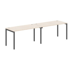 Стол двойной КСТЕН-С КСВСТ 2870 Бук тиара/антрацит / XTEN-S XWST