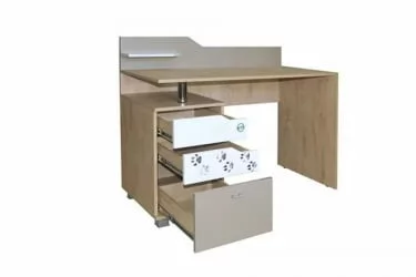 Комплект мебели для комнаты подростка Хаски №02 Дуб Ирландский Мокко Белый