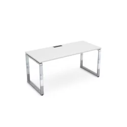 Стол рабочий, прямолинейный ГЛОСС ЛИНЕ НСР-О.005.2 Белый Премиум / GLOSS LINE