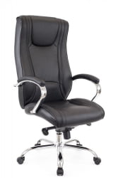 Кресло руководителя King M экокожа Кремовый