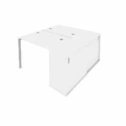 Рабочая станция с опорным шкафом-купе Метал СйстемБ.Б.РС-СШК-1.1 Белый/Серый / Metal SystemБ.Б.РС-СШК-1.1