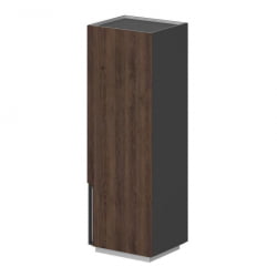 Гардероб правый Оливер ОЛ-20-16.ОС.ДТ.Р Оникс серый Дуб табак / Oliver OL-20-16.OS.DT.R