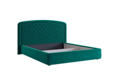 Кровать 1.6 Сильва 2 КМ1.6-18 сосна (велюр) / KM1.6-18