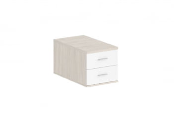 Подвесная тумба с 2 ящиками Sigma SG.537.OL.WH Дуб светлый Белый