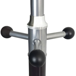 Вешалка для одежды напольная металлическая БРАБИКС CР-848 на мраморном диске Коричневый / BRABIX CR-848