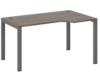 Стол эргономичный правый на металлоопорах New Line NLN36322734 Дуб шамони темный