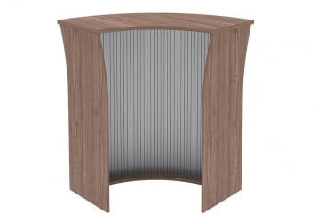 Стойка ресепшн угловая IMAGO РС-5 Ясень Шимо