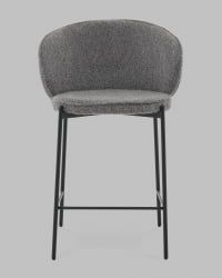 Стул полубарный Тисдейл букле темно-серый
