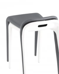 Табуретка Sletten пластик Белый