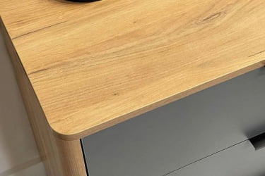 Комод Адам MSA-02 дуб крафт золотой/графит