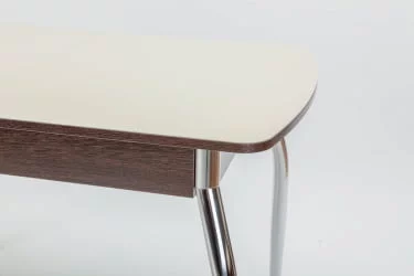 Столешница Чикаго СТ (6191) венге,стекло бежевое