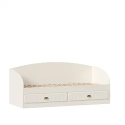 Кровать 80 на 190 ЛД 680.060.000 Алебастр