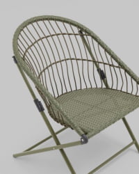 Комплект складной мебели для сада Солей зеленый / Soley