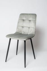 Мягкий стул OKC 1225 серый вельвет G-062-39