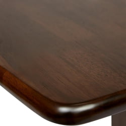 Стол TEODORO (mod. F-SHR3624RD W4) дерево гевея/мдф, 60x90(90x120)x76см, walnut (орех)