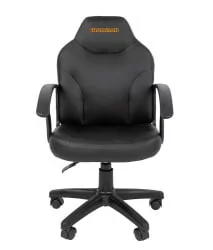 Офисное кресло для оператора CHAIRMAN 210 экокожа Черный с логотипом