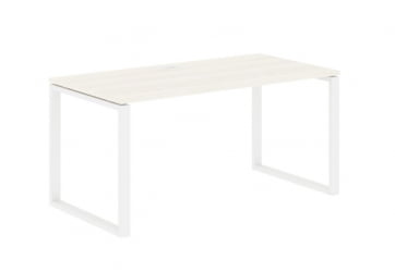 Стол письменный ЕДИС ЕКСТ 1580 Ясень Траун Белый / EDIS EQST