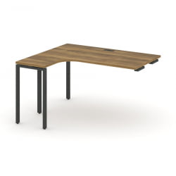 Стол-приставка к опорной тумбе/шкафу (левый) CОНCЕПТ CН.ОСАПР-006(Л) Сандал Янтарный Антрацит / CONCEPT CN.OSAPR-006(L)