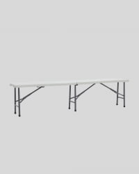 Скамейка складная пластиковая Кейт 180 (HDPE) Белый Скамейка складная пластиковая Кейт 180 (HDPE) Белый