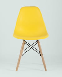 Стул Eames Style DSW желтый (разборный каркас)