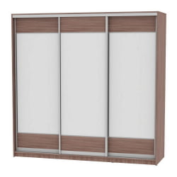 Шкаф-купе B-230х235х60-3(ЯШТ-D8D8D8)