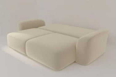 Диван прямой Сольхейм (Berhouse) Цвет фасада: Серый велюр; Тип: Прямой; Материал фасада: Металл/Велюр