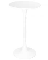 Стол барный МИА БАР (белая столешница, белое основание) / MIA BAR