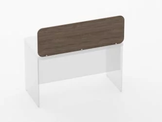 Экран разделительный прямой Glassy 5.14.12 Дуб Верцаска