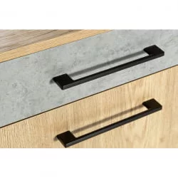 Тумба для обуви с ящиком Loft (ТОЯ) Дуб натур/Бетон