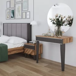 Зеркало Авелано/Графит антистрейч супермат