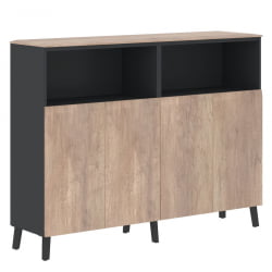 Греденция JAY JMGR 1745 Дуб Каньон Антрацит