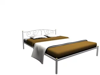 Кровать Ангелина 160х190 Синий