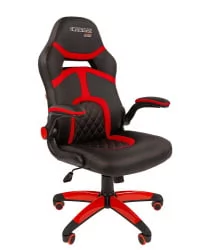 Кресло геймерское CHAIRMAN GAME 18 Черный Красный