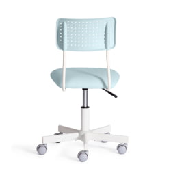 Кресло на колёсиках Funny ткань, голубой