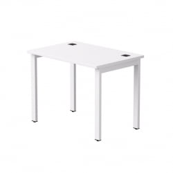 Стол прямой на металлокаркасе, опоры 45 гр Everprof EVO 254S001 Белый