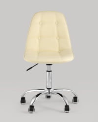 Компьютерное кресло Тейлор без подлокотников экокожа Бежевый