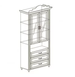 Детский шкаф для игрушек АЛИСА 561