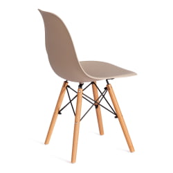 Стул CINDY (EAMES) (mod. 1801) дерево бук/металл/сиденье пластик, 45x51x82 см, Beige (Бежевый) Стул CINDY (EAMES) (mod. 1801) дерево бук/металл/сиденье пластик, 45x51x82 см, Beige (Бежевый)