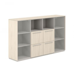 Шкаф средний с ящиками Атлас НЗ-0306.ЙН.ЙН Ясень Наварра / Atlas NZ-0306.YN.YN