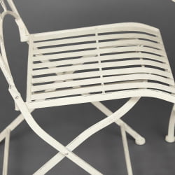 Комплект (стол + 2 стула) Сеcрет де Маисон ПАЛЛАДИО (мод. ПЛ08-8668/8669) белый антик (антикуе вхите) / Secret de Maison PALLADIO (mod. PL08-8668/8669) (antique white)