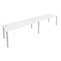 Рабочая станция на 2 раб.места Метал Сйстем Б.СМ-2.5 Белый/Серый / Metal System